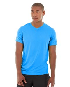 Atomic Endurance Running Tee (V-neck)-XS-Blue